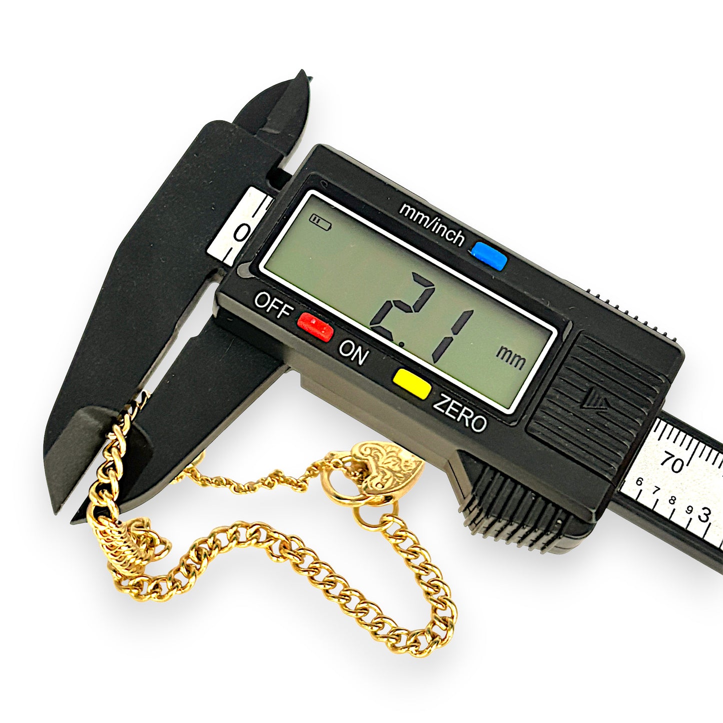 GOLD DEAL | 9ct (9K) Refurbished Soft Curb Link Bracelet with Heart Padlock Length 18cm