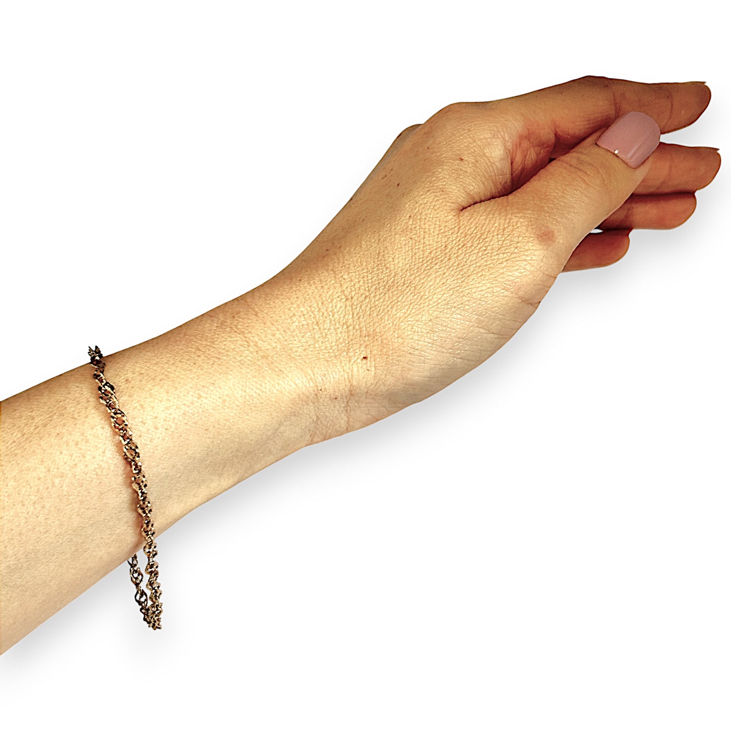 GOLD DEAL | 9ct Gold Twist Bracelet Length 20cm
