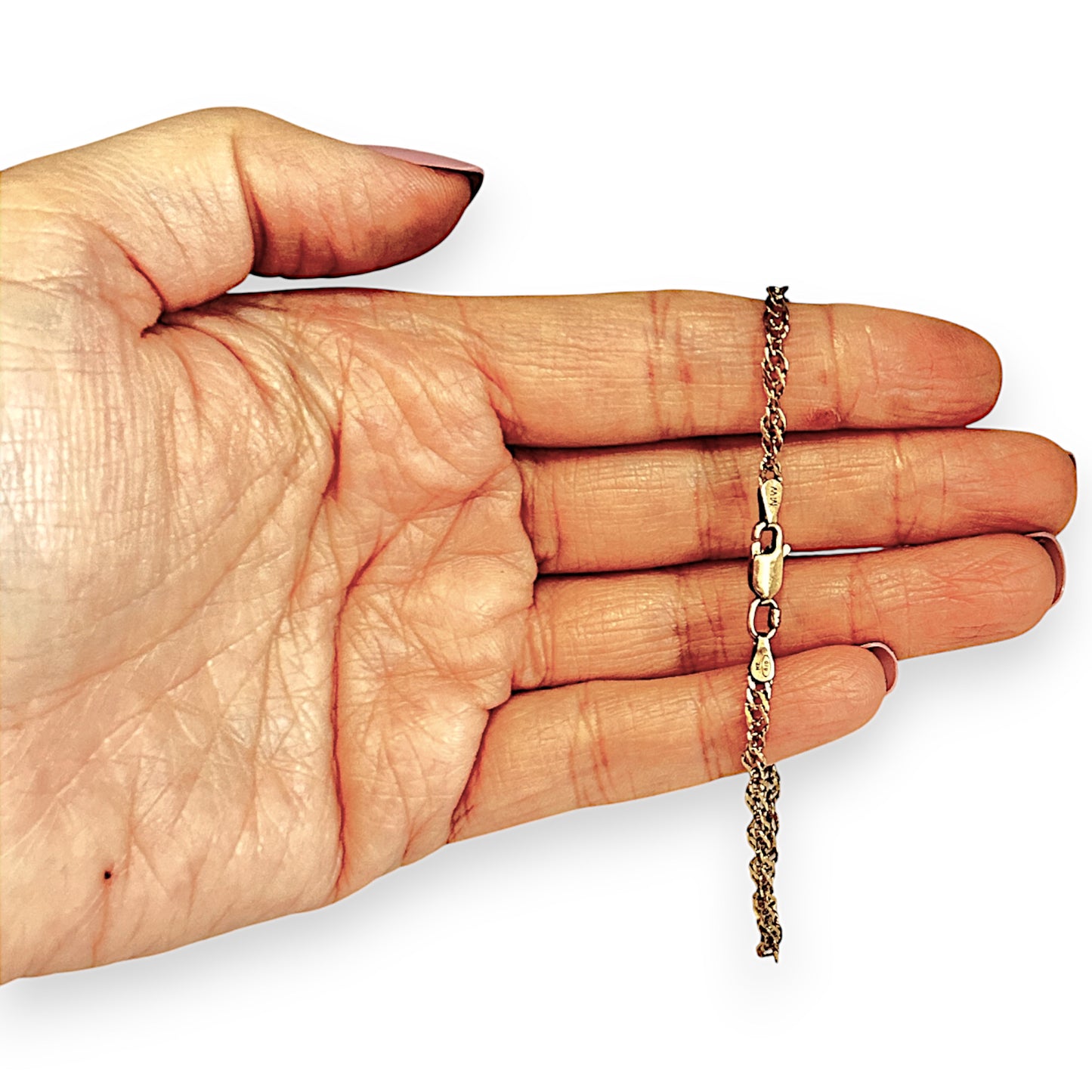 GOLD DEAL | 9ct Gold Twist Bracelet Length 20cm