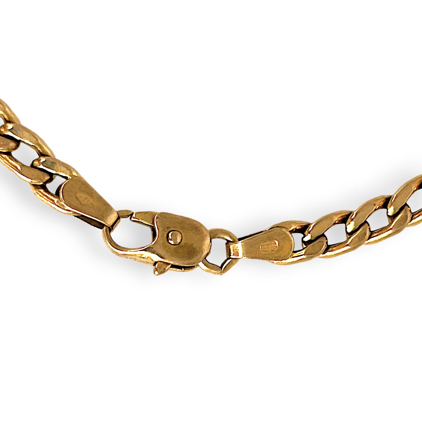 GOLD DEAL | 9ct (9K) Gold Soft Rounded Curb Link Bracelet 18.5cm