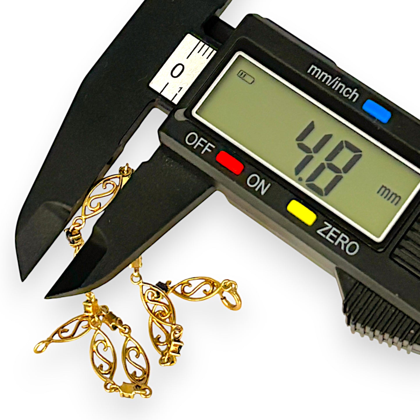 GOLD DEAL | FLASH SALE 9ct (9K) Gold 18cm Serenova Link & Sapphire Bracelet
