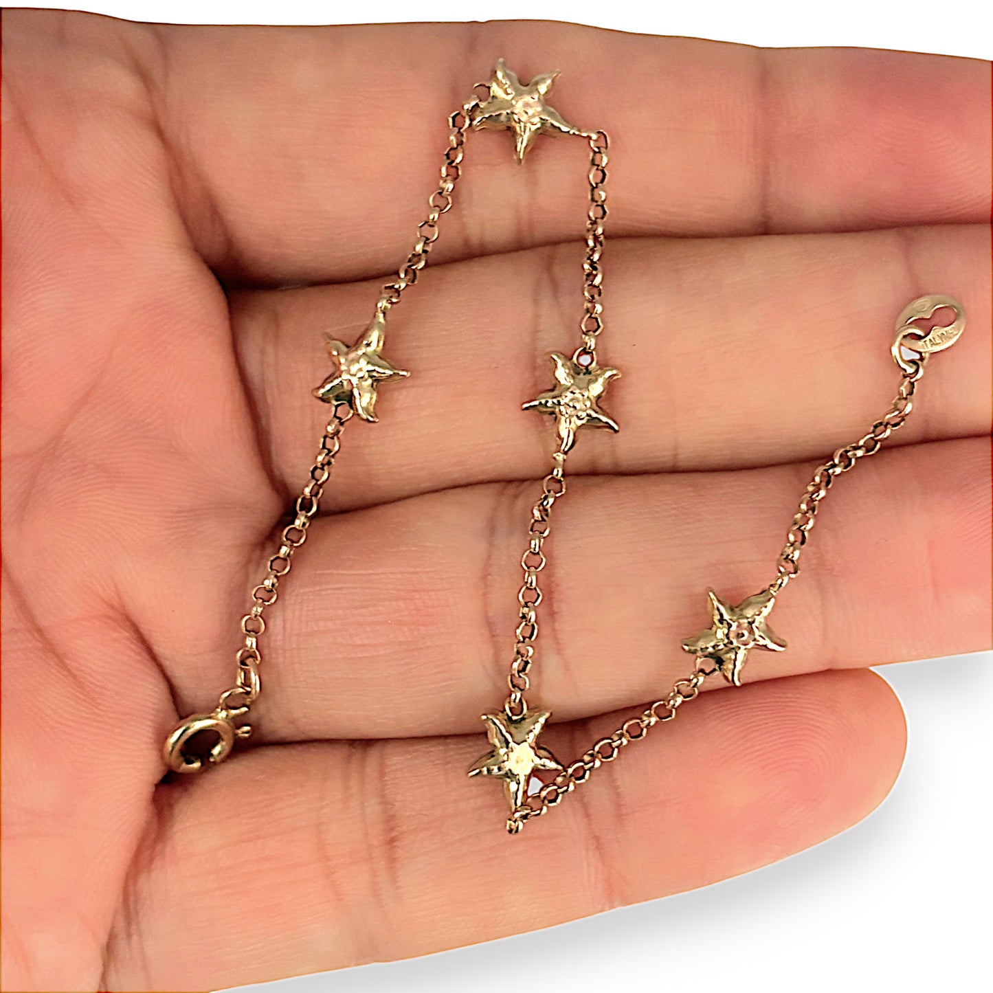 GOLD DEAL | 9K Gold 18cm Marine Whispers Bracelet