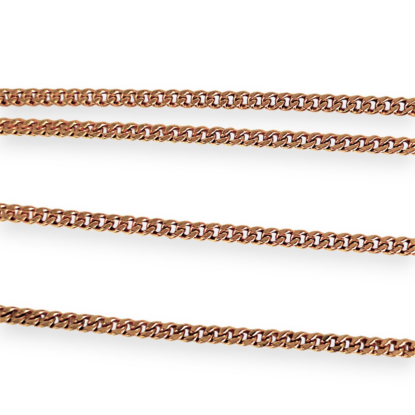 GOLD DEAL | 9ct (9K) Gold Soft Feel Rounded Curb Link 50cm Chain