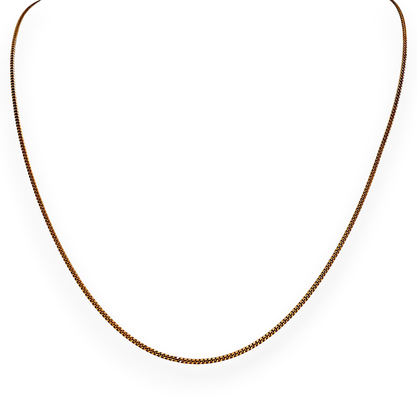 GOLD DEAL | 9ct (9K) Gold Soft Feel Rounded Curb Link 50cm Chain