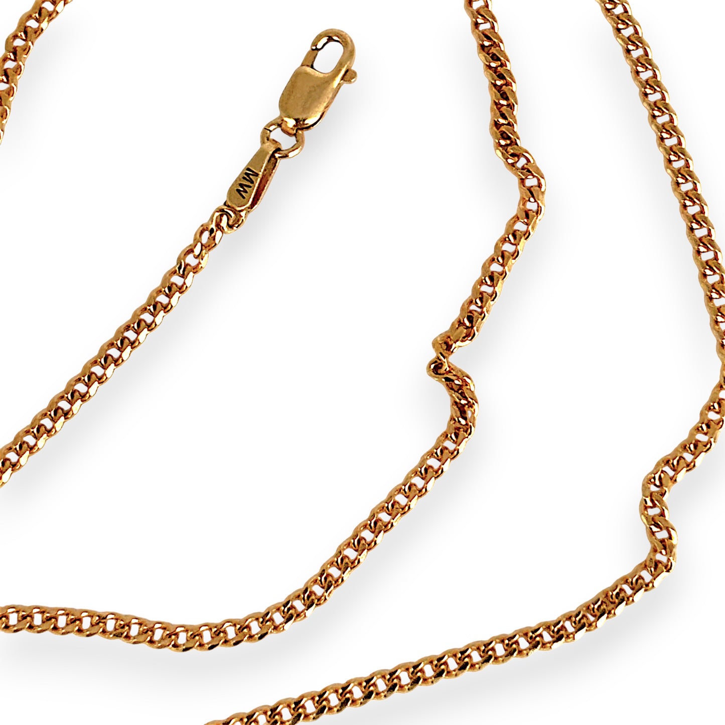 GOLD DEAL | NZ 9ct (9K) Gold Majestic Curb Link 45cm Chain Refurbished