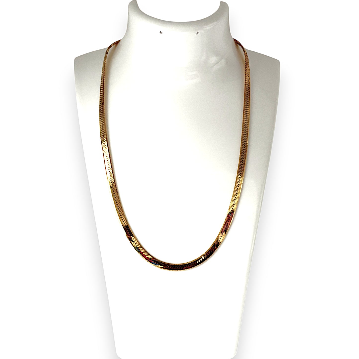 GOLD DEAL | 9ct Gold Snake Herringbone Chain Length 41cm