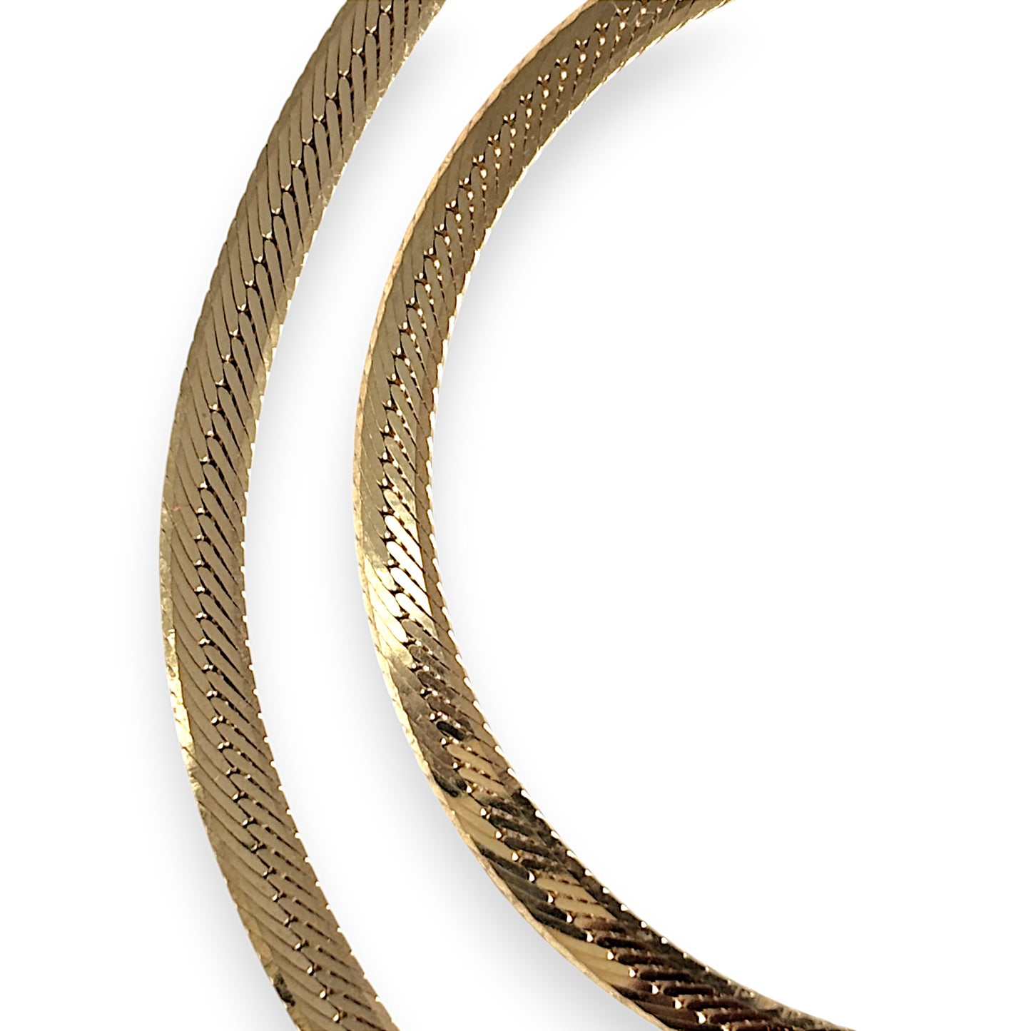 GOLD DEAL | 9ct Gold Snake Herringbone Chain Length 41cm