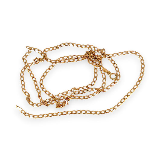 GOLD DEAL | 9ct (9K) Gold Opulent Oval Link 70cm Chain Refurbished