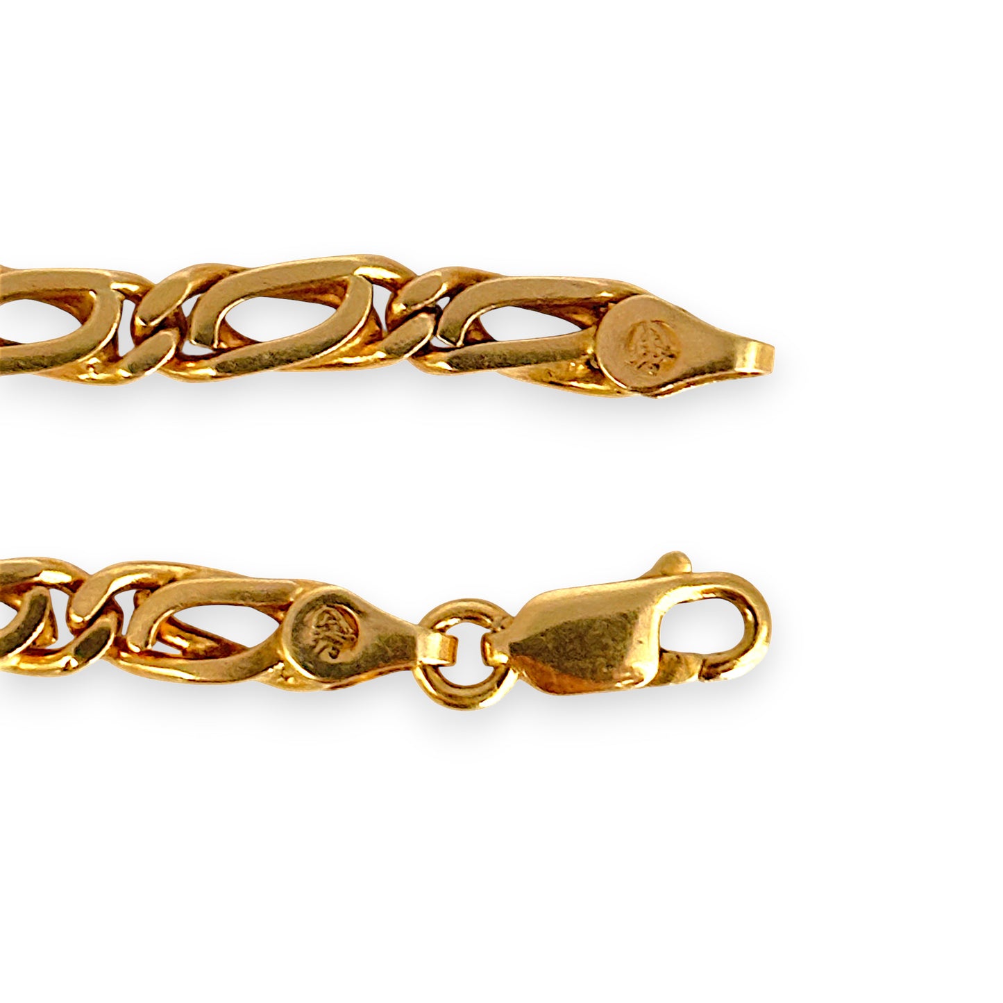 GOLD DEAL | 9ct (9K) Gold Commanding Crossover Link 55cm Chain