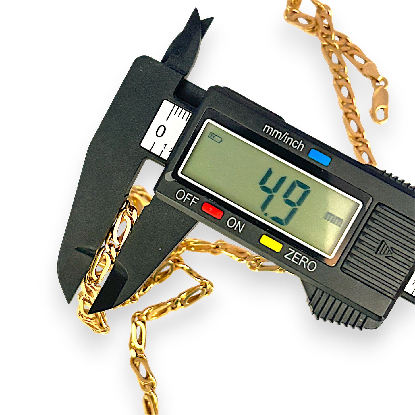 GOLD DEAL | 9ct (9K) Gold Commanding Crossover Link 55cm Chain