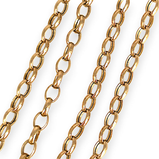 GOLD DEAL | 9K (9ct) Gold Minimalist Belcher 63cm Chain