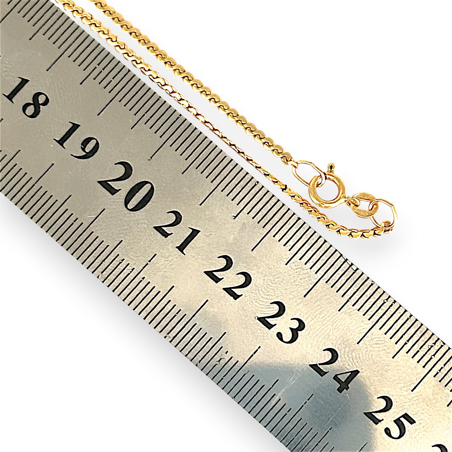 GOLD DEAL | FLASH SALE 9ct (9K) Gold Silken Snake 47cm Chain NZ