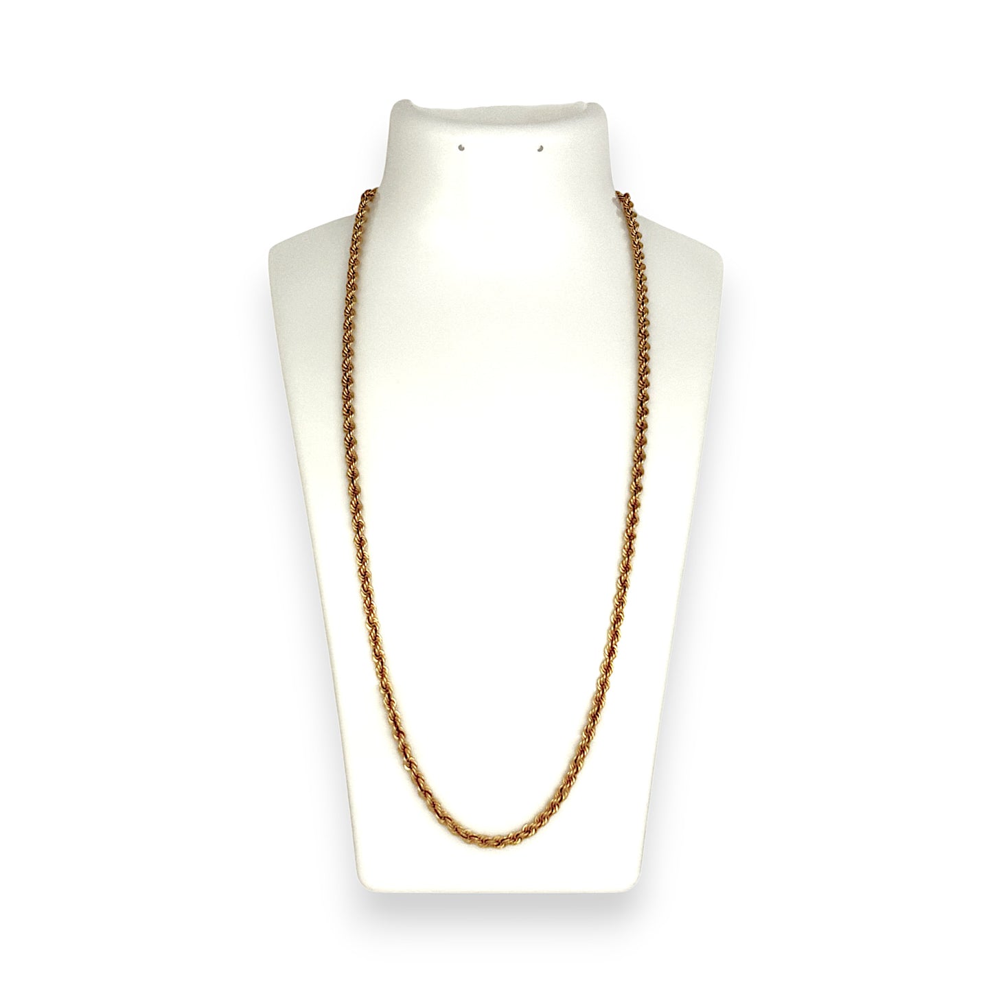 9ct Gold Rope Chain Length 50cm. R # 1031