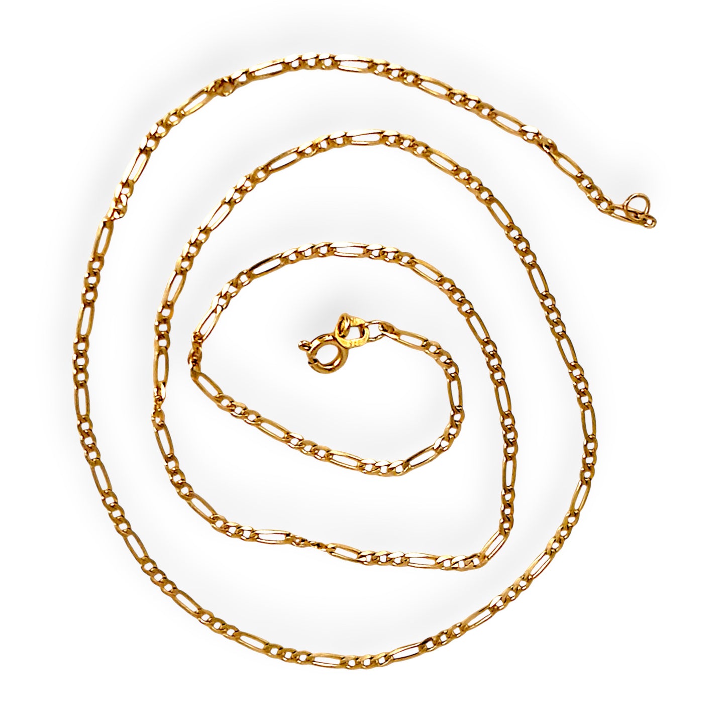 GOLD DEAL | 9ct (9K) Gold Sleek 3 - 1 Figaro 48cm Chain Refurbished