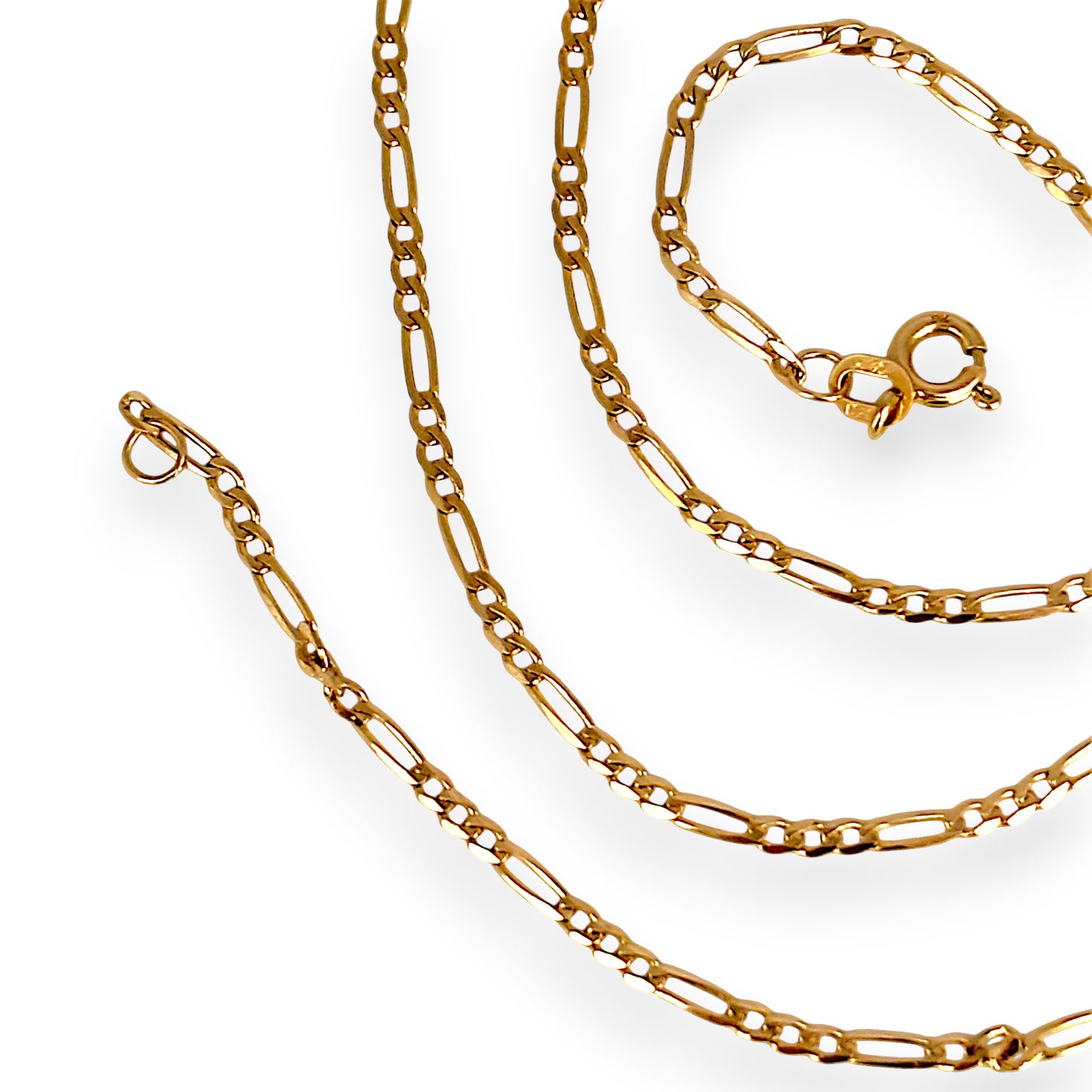 GOLD DEAL | 9ct (9K) Gold Sleek 3 - 1 Figaro 48cm Chain Refurbished