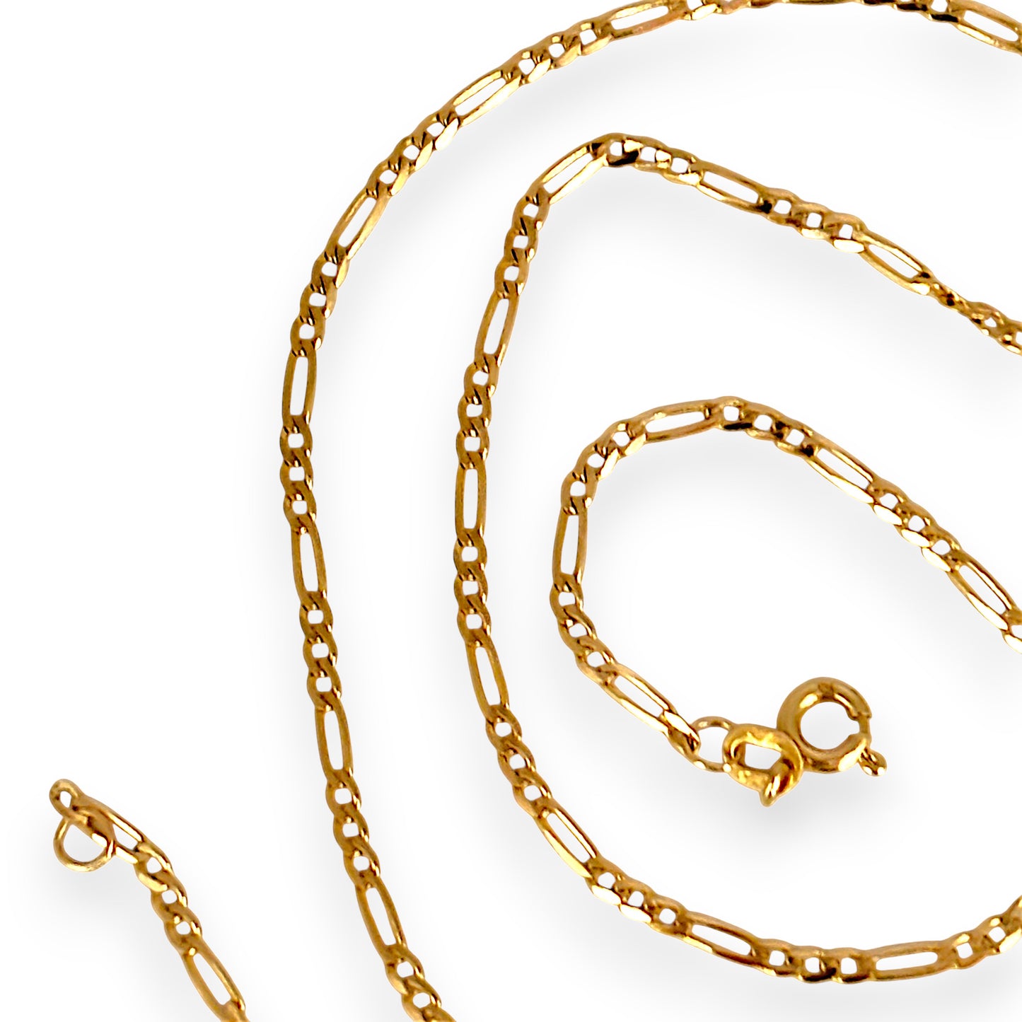 GOLD DEAL | 9ct (9K) Gold Sleek 3 - 1 Figaro 48cm Chain Refurbished