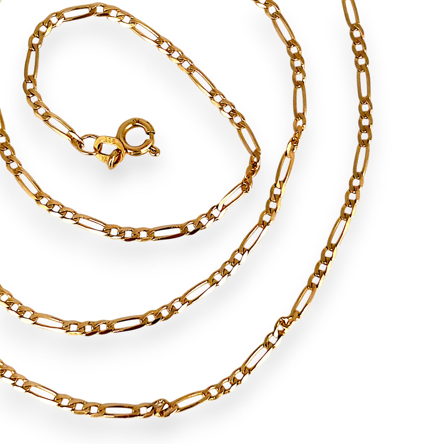 GOLD DEAL | 9ct (9K) Gold Sleek 3 - 1 Figaro 48cm Chain Refurbished
