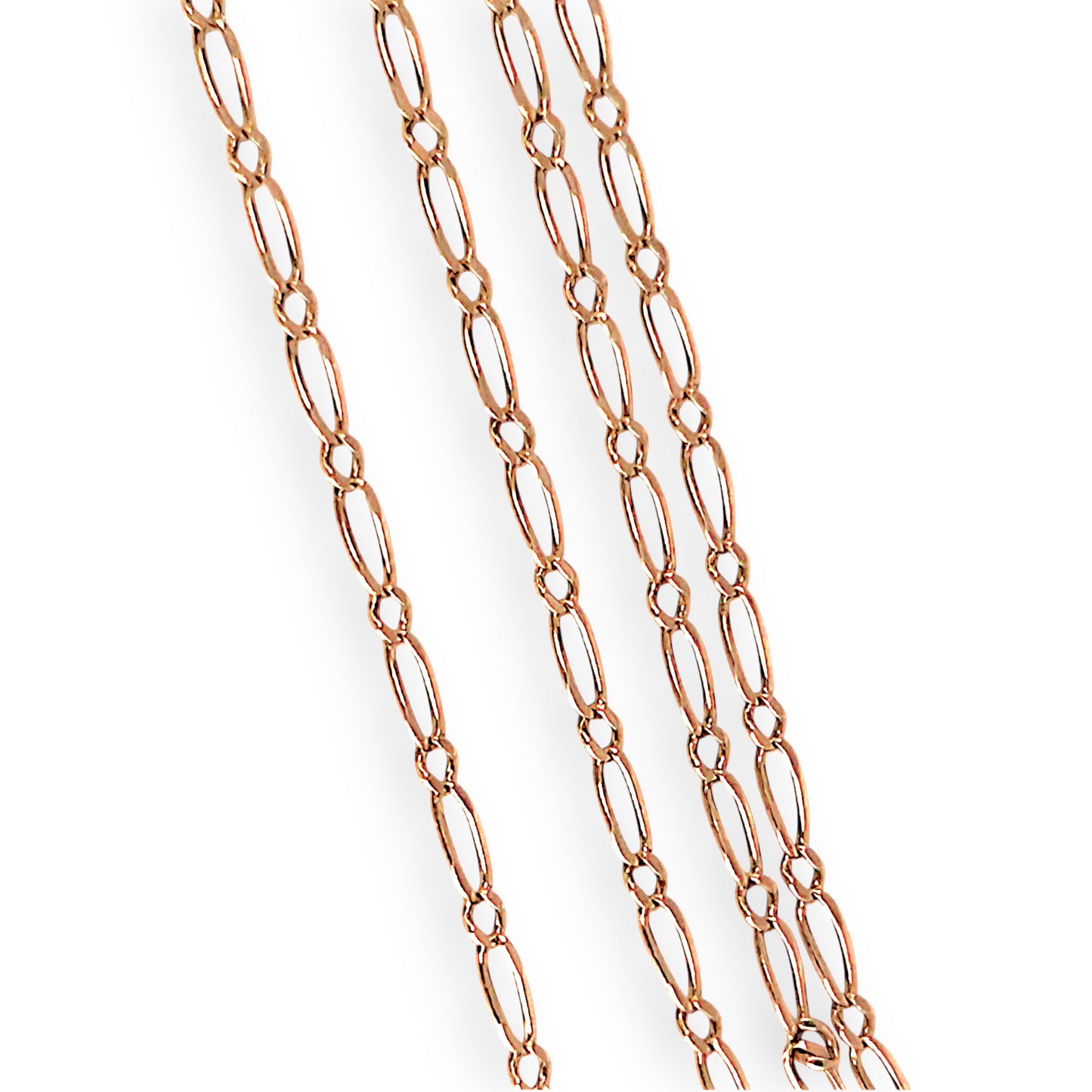GOLD DEAL | 9ct (9K) Gold Slimline 1 - 1 Figaro 43cm Chain