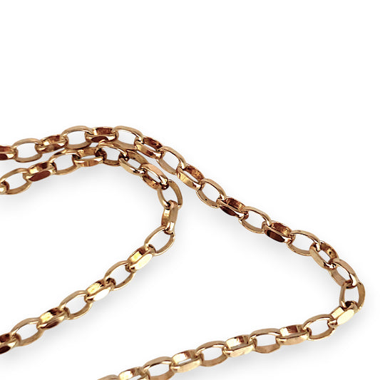 GOLD DEAL | 9ct (9K) Gold Elegance Belcher Chain 49cm Refurbished