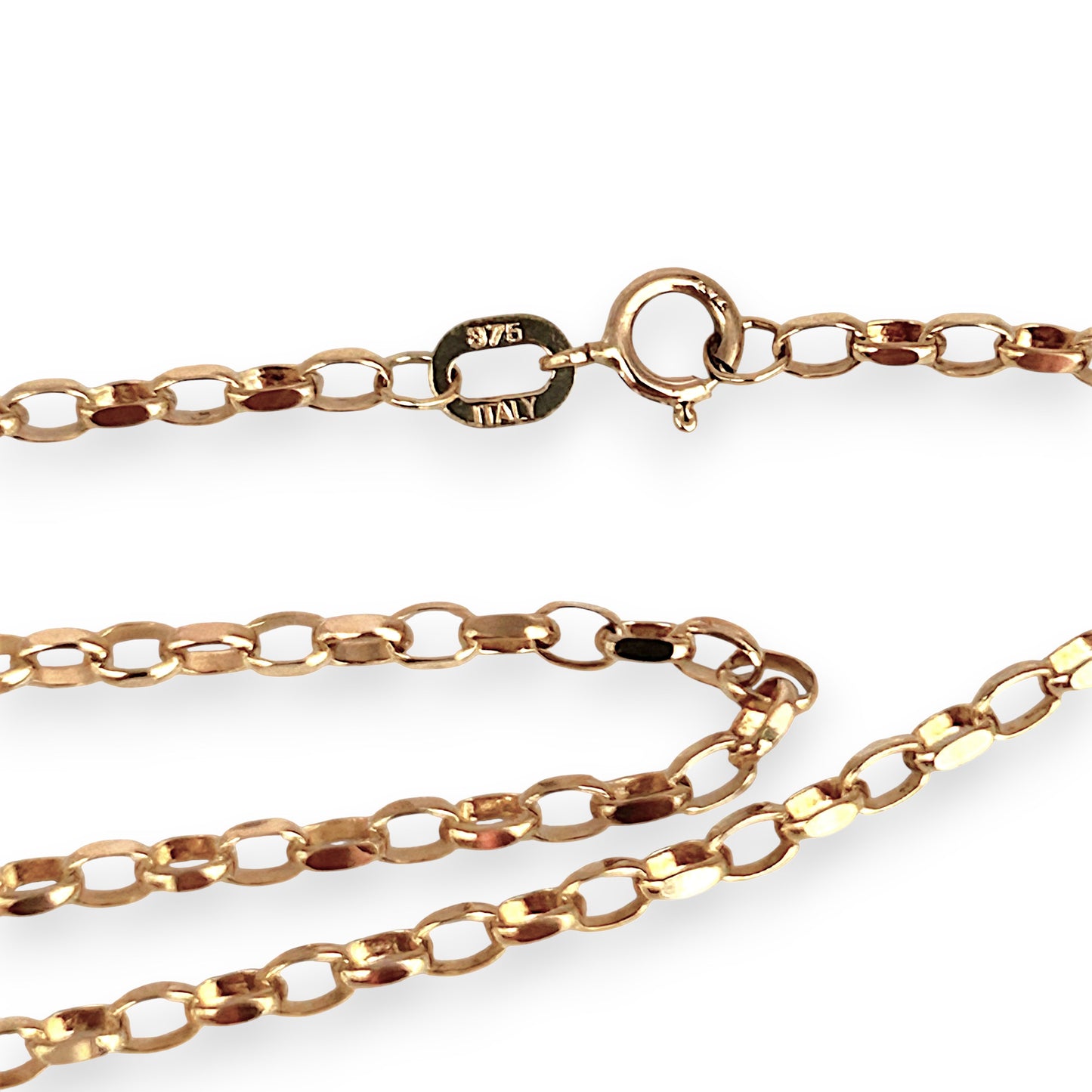 GOLD DEAL | 9ct (9K) Gold Elegance Belcher Chain 49cm Refurbished
