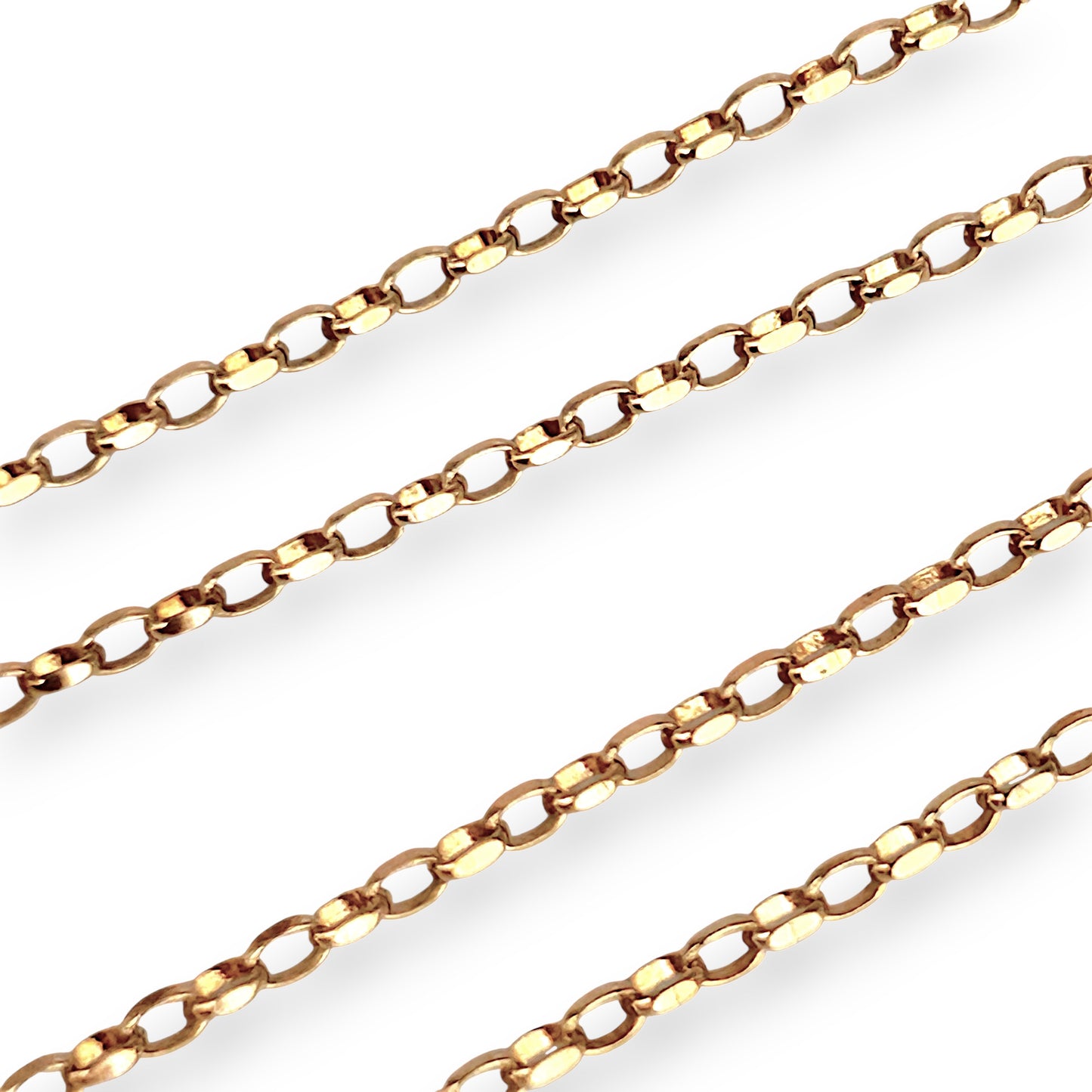 GOLD DEAL | 9ct (9K) Gold Elegance Belcher Chain 49cm Refurbished