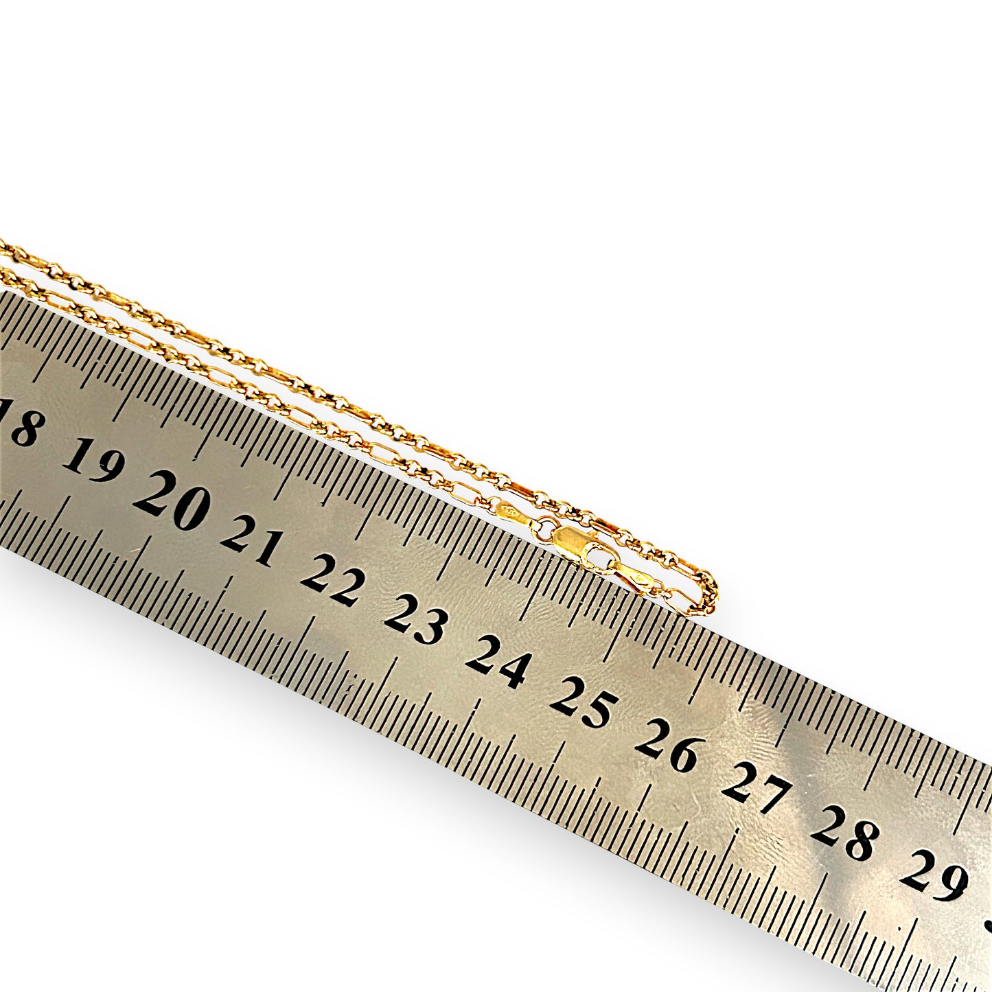 GOLD DEAL | 9ct (9K) Gold Peerless Paprclip Belcher 51cm Chain