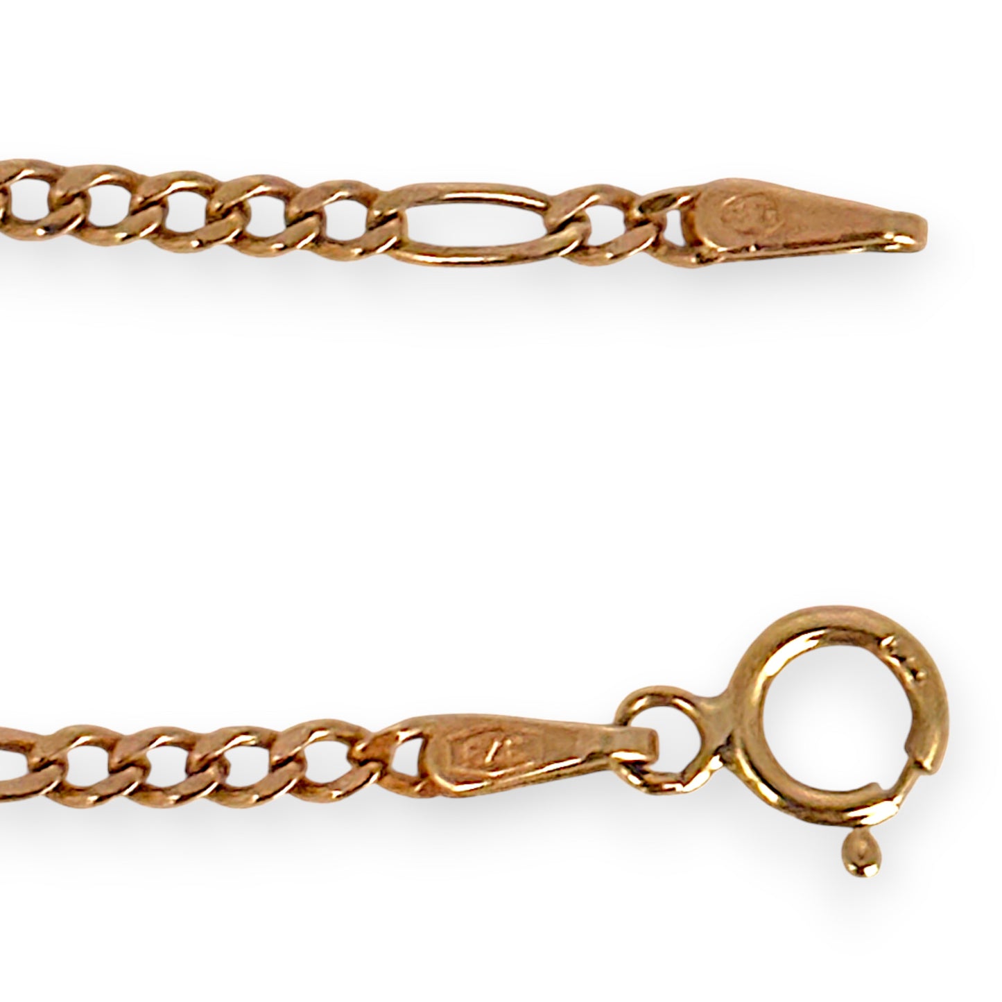 GOLD DEAL | 9ct (9K) Gold Graceful 5 - 1 Figaro 51cm Chain Refurbished