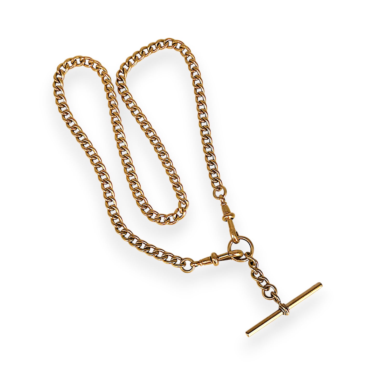 GOLD DEAL | 9ct (9K) Gold Hefty 47cm Chain & T Bar