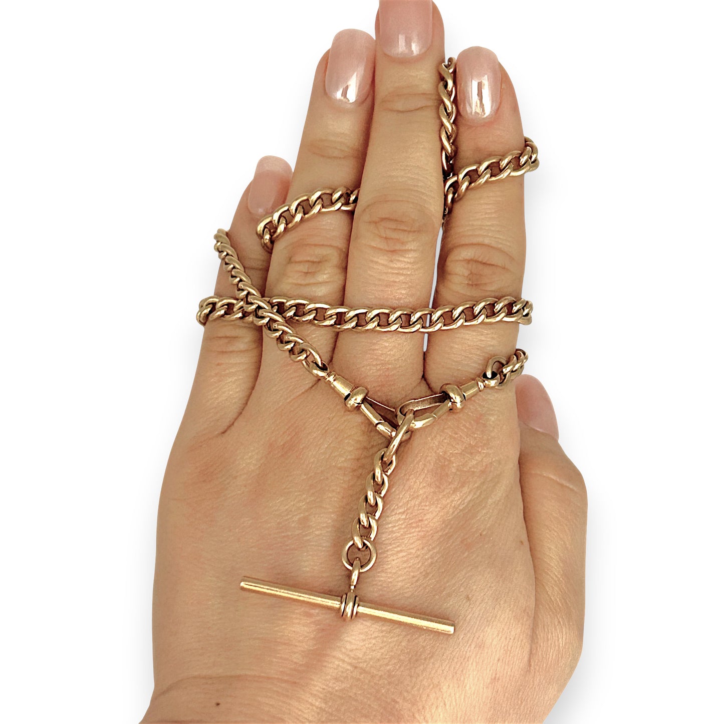 GOLD DEAL | 9ct (9K) Gold Hefty 47cm Chain & T Bar