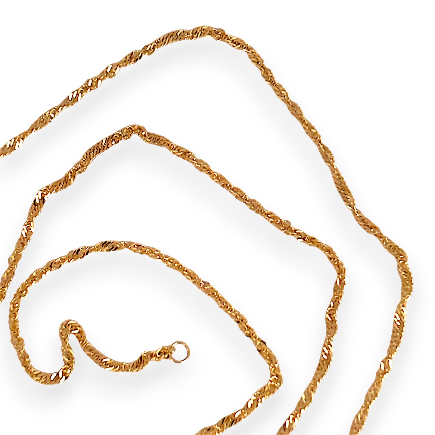 GOLD DEAL | 9ct (9K) Gold Airy Twist 49cm Chain