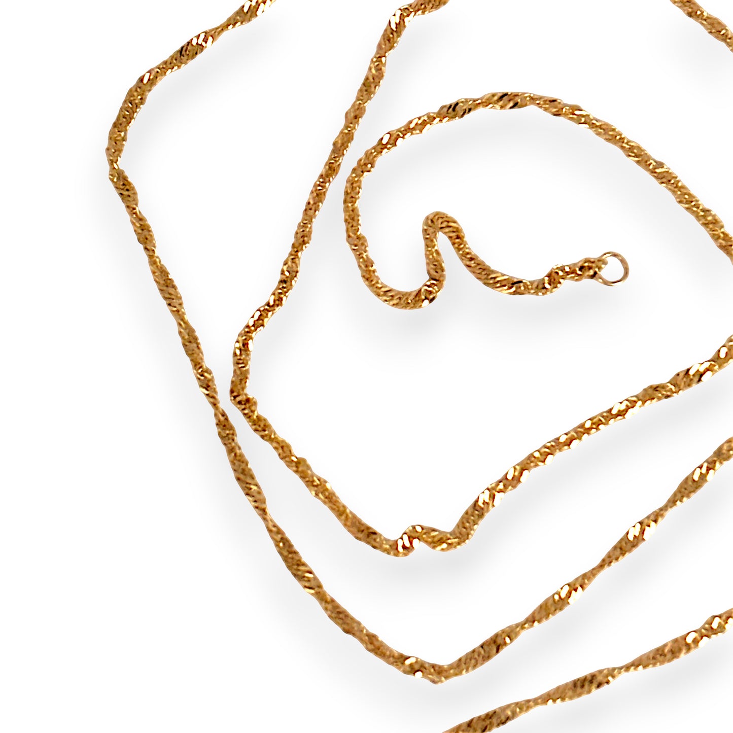 GOLD DEAL | 9ct (9K) Gold Airy Twist 49cm Chain
