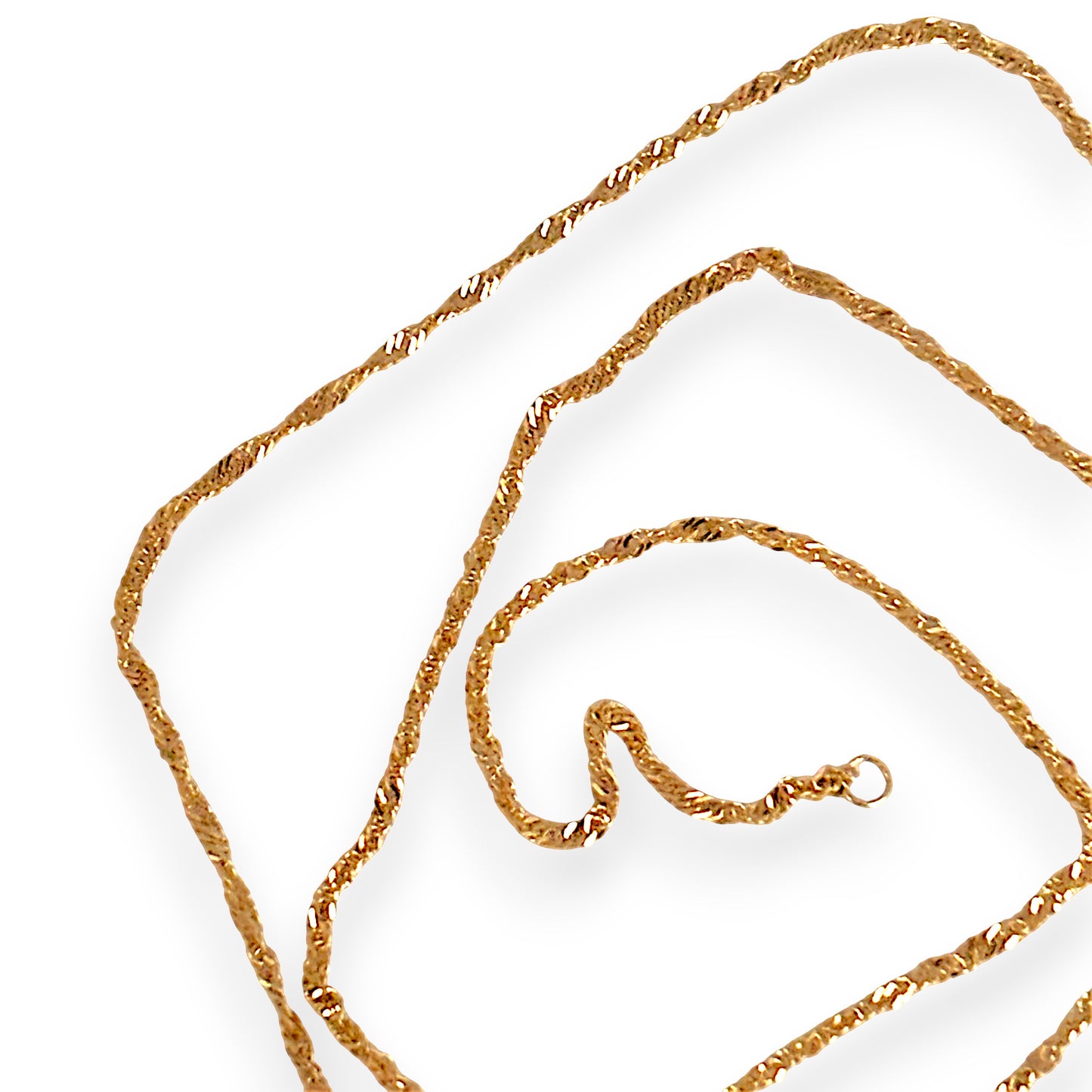 GOLD DEAL | 9ct (9K) Gold Airy Twist 49cm Chain