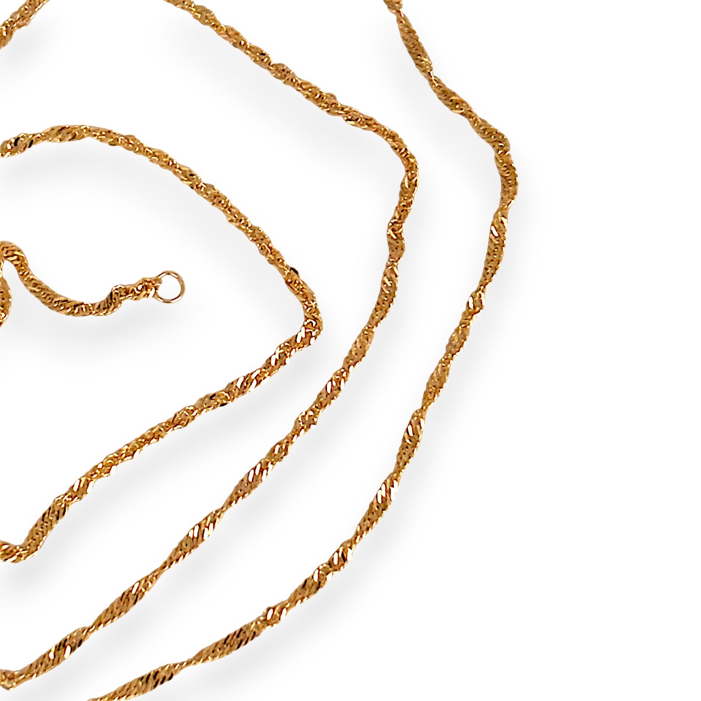 GOLD DEAL | 9ct (9K) Gold Airy Twist 49cm Chain