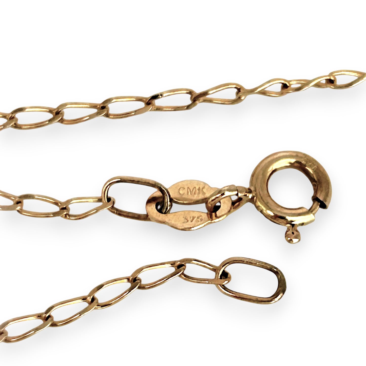 GOLD DEAL | 9ct (9K) Gold Golden Whisper - Oval Link Chain Refurbished 45cm
