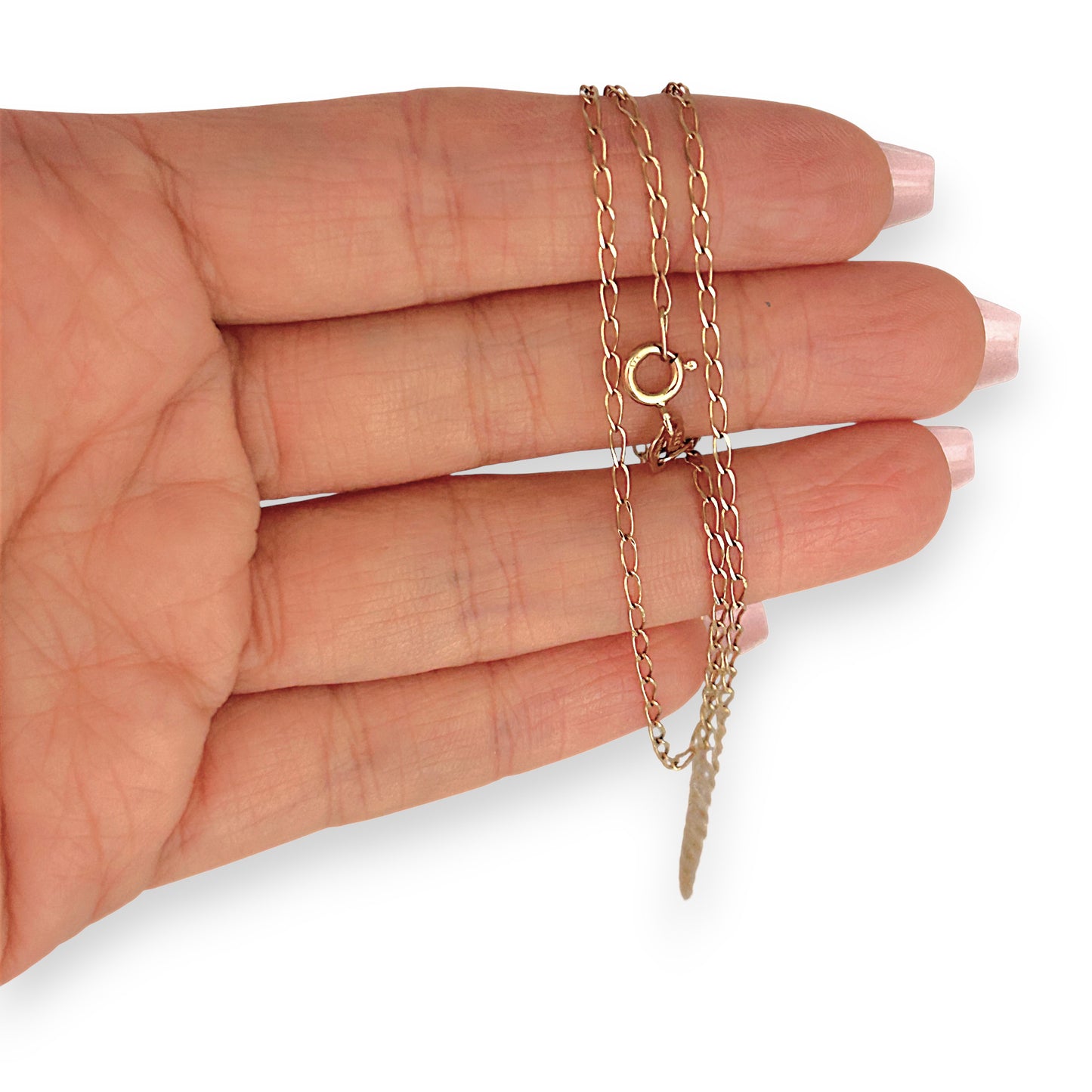 GOLD DEAL | 9ct (9K) Gold Golden Whisper - Oval Link Chain Refurbished 45cm