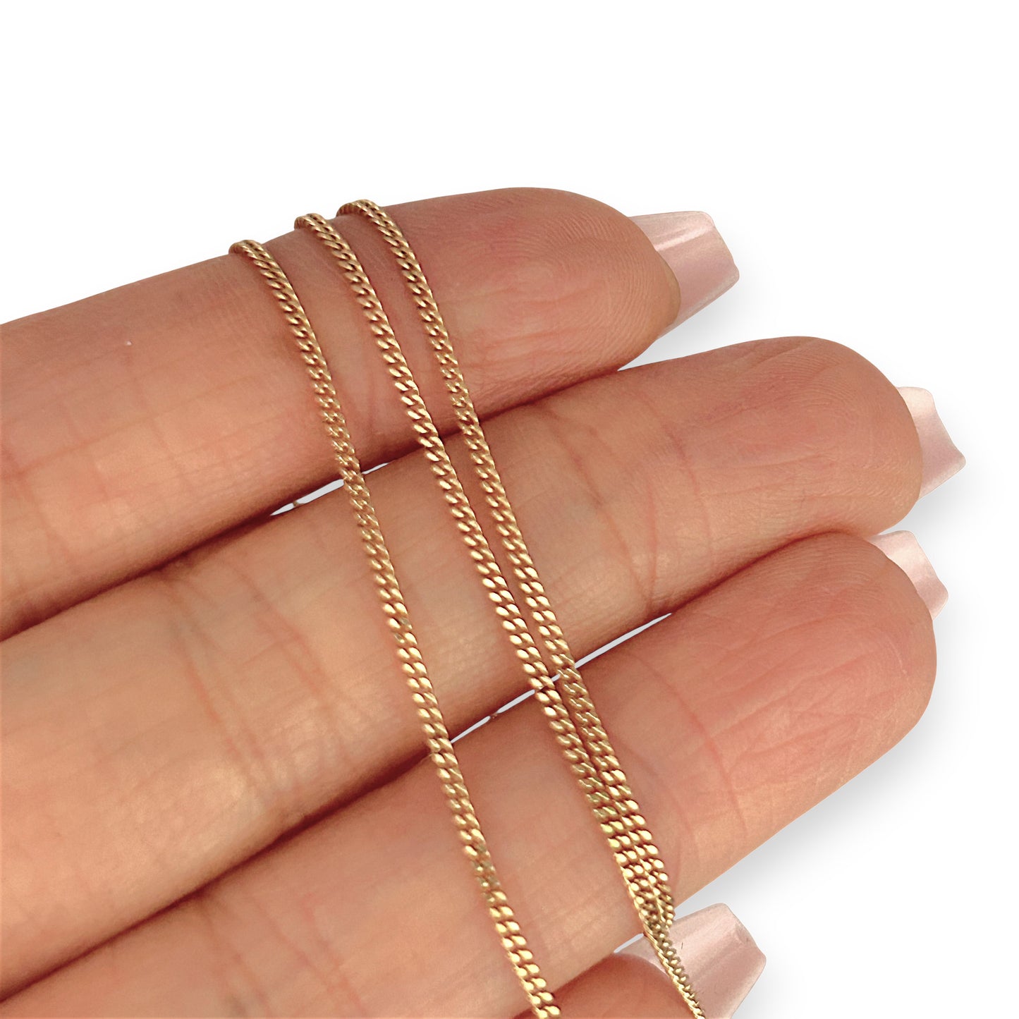 GOLD DEAL | 9ct (9K) Gold Timeless Grace Fine Curb Chain 42cm