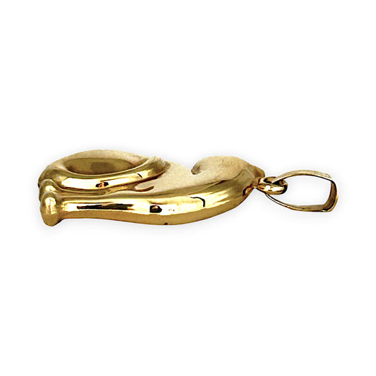 GOLD DEAL | 9K Gold As New Whispering Cat Pendant