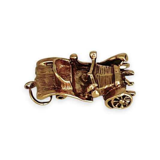GOLD DEAL | 9ct (9K) Gold Vintage Car Charm/ Pendant