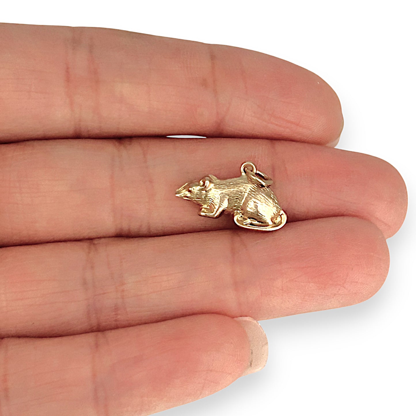 GOLD DEAL | 9ct (9K) Gold Mystical Mouse Charm / Pendant
