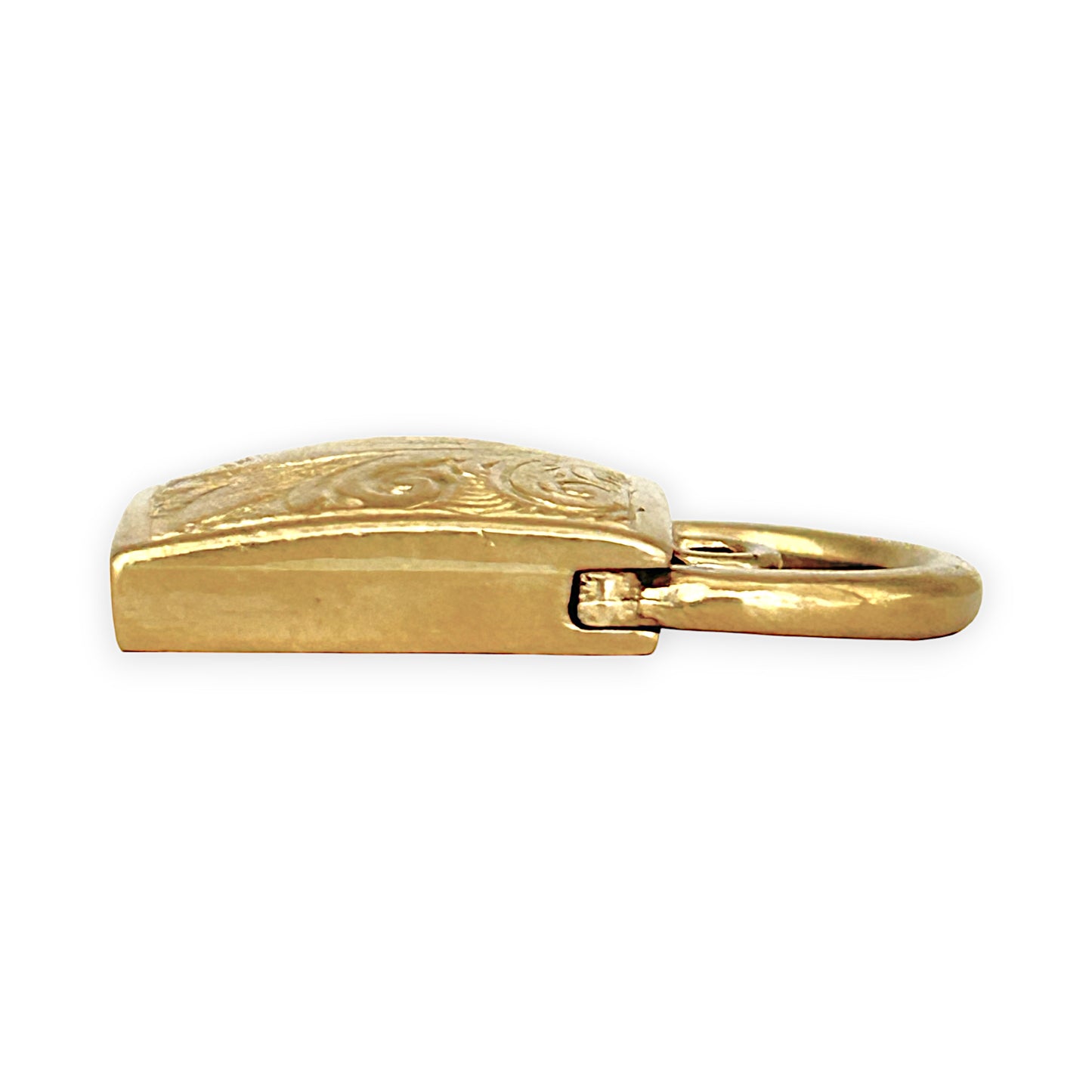 GOLD DEAL | 9K Gold Square Chunky Padlock