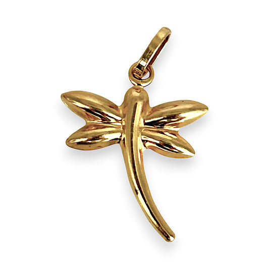 GOLD DEAL | 9K Gold Skyflutter Dragonfly Charm / Pendant Refurbished