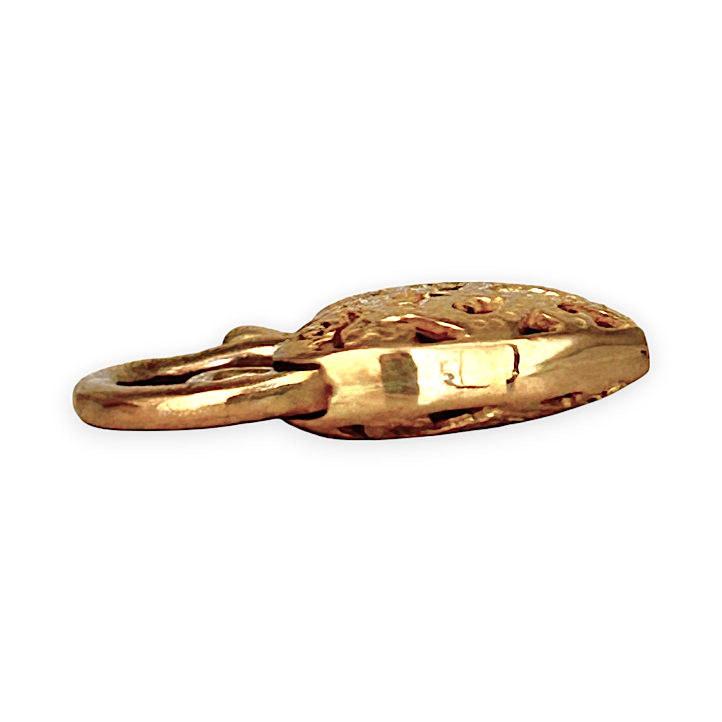GOLD DEAL | 9ct (9K) Gold Lockheart Lace Filigree Heart Padlock
