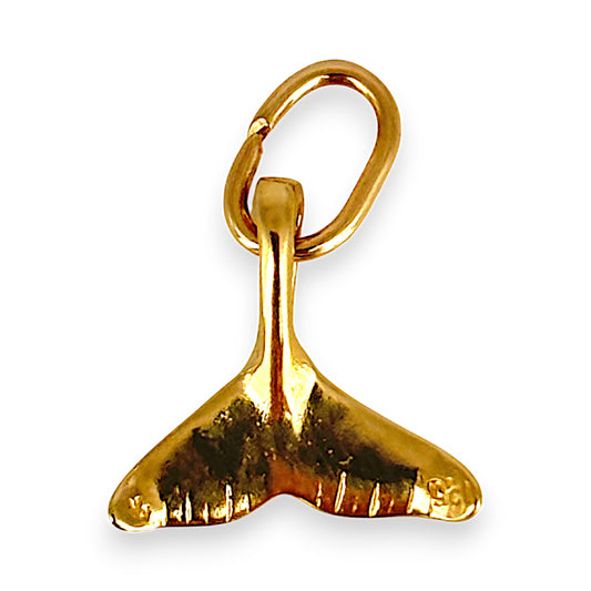 GOLD DEAL | 9ct (9K) Gold Ocean Spirit Whale Tail Pendant