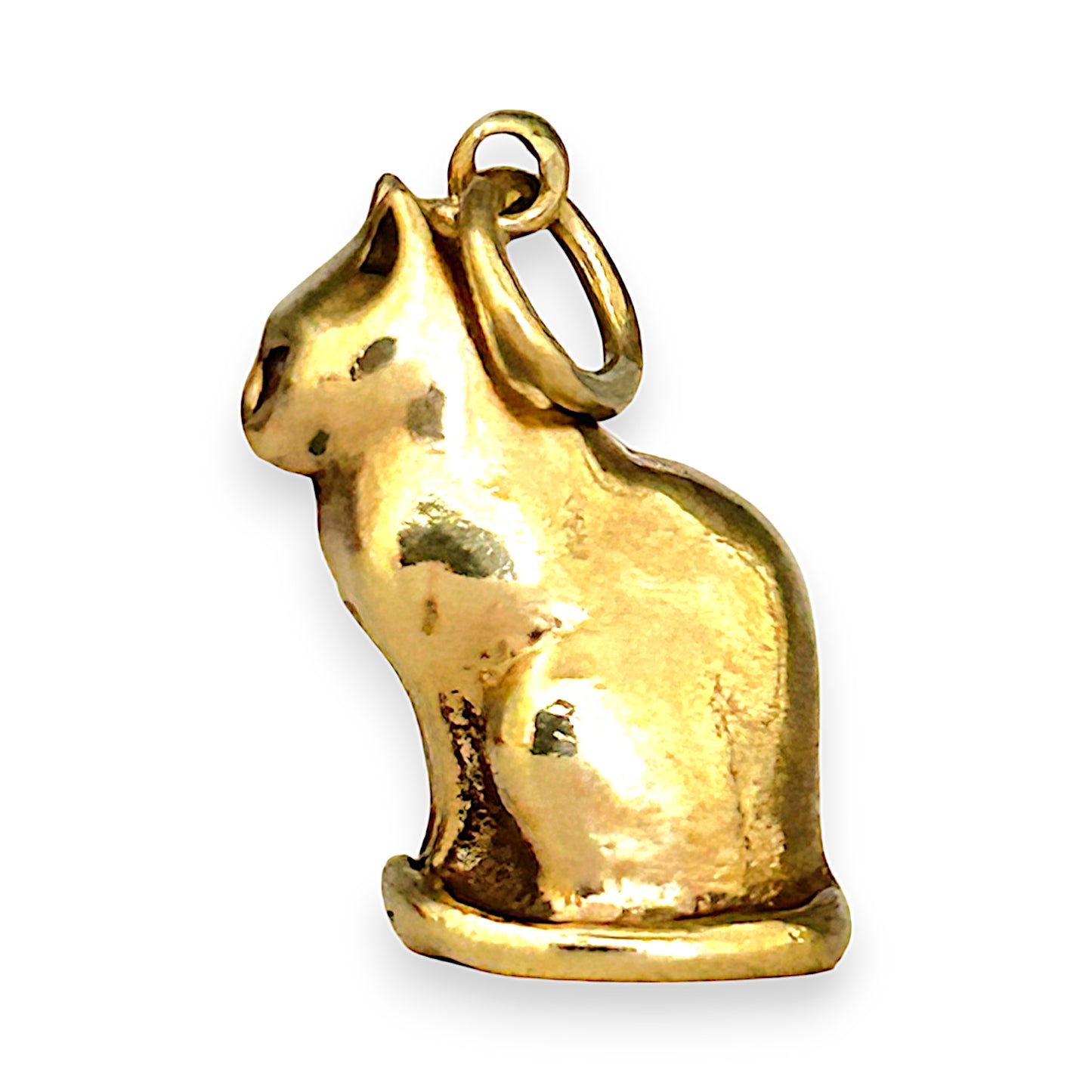 GOLD DEAL | FLASH SALE 9ct (9K) Gold Solid Built Cat Charm