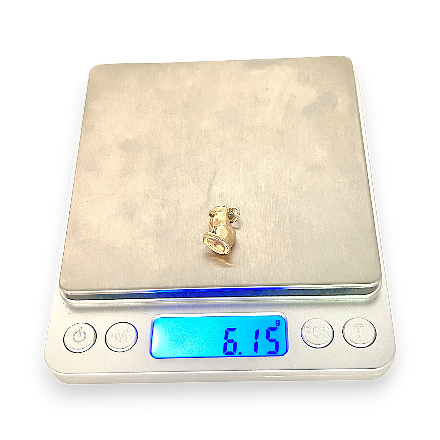 GOLD DEAL | FLASH SALE 9ct (9K) Gold Solid Built Cat Charm