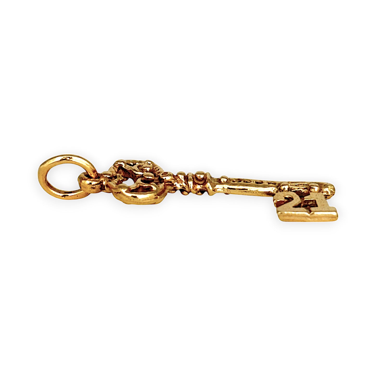GOLD DEAL | 9ct (9K) Gold Vintage 21st Birthday Charm/Pendant