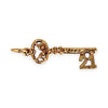 GOLD DEAL | 9ct (9K) Gold Vintage 21st Birthday Charm/Pendant