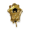 GOLD DEAL | 9ct Gold Bird Cuckoo Clock Charm / Pendant