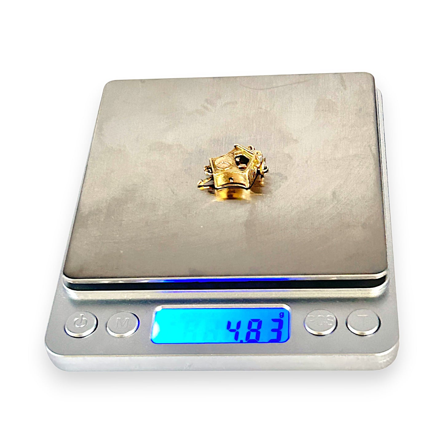 GOLD DEAL | 9ct Gold Bird Cuckoo Clock Charm / Pendant