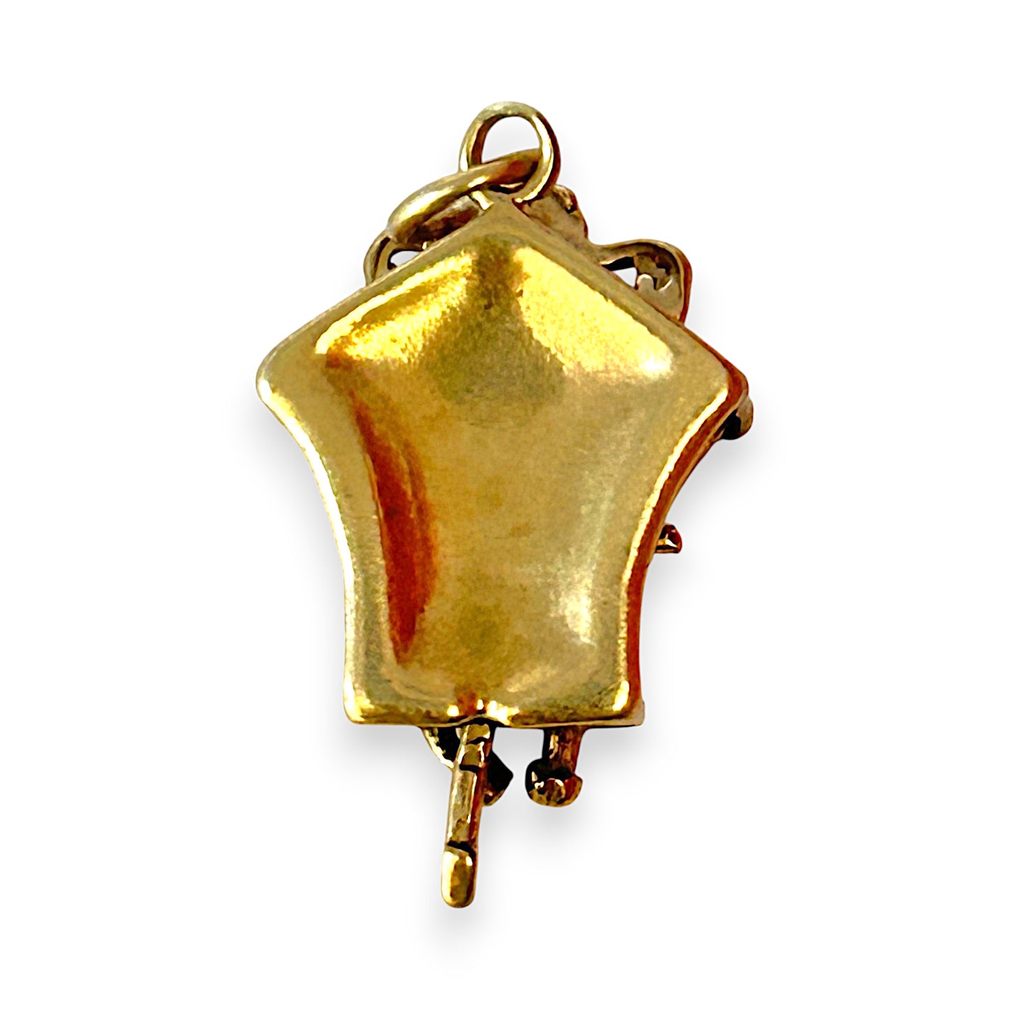 GOLD DEAL | 9ct Gold Bird Cuckoo Clock Charm / Pendant